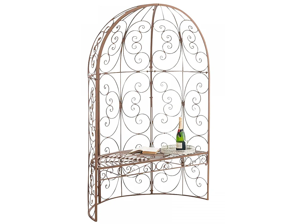 Arche à rosiers - Métal - Marron antique - Rosie