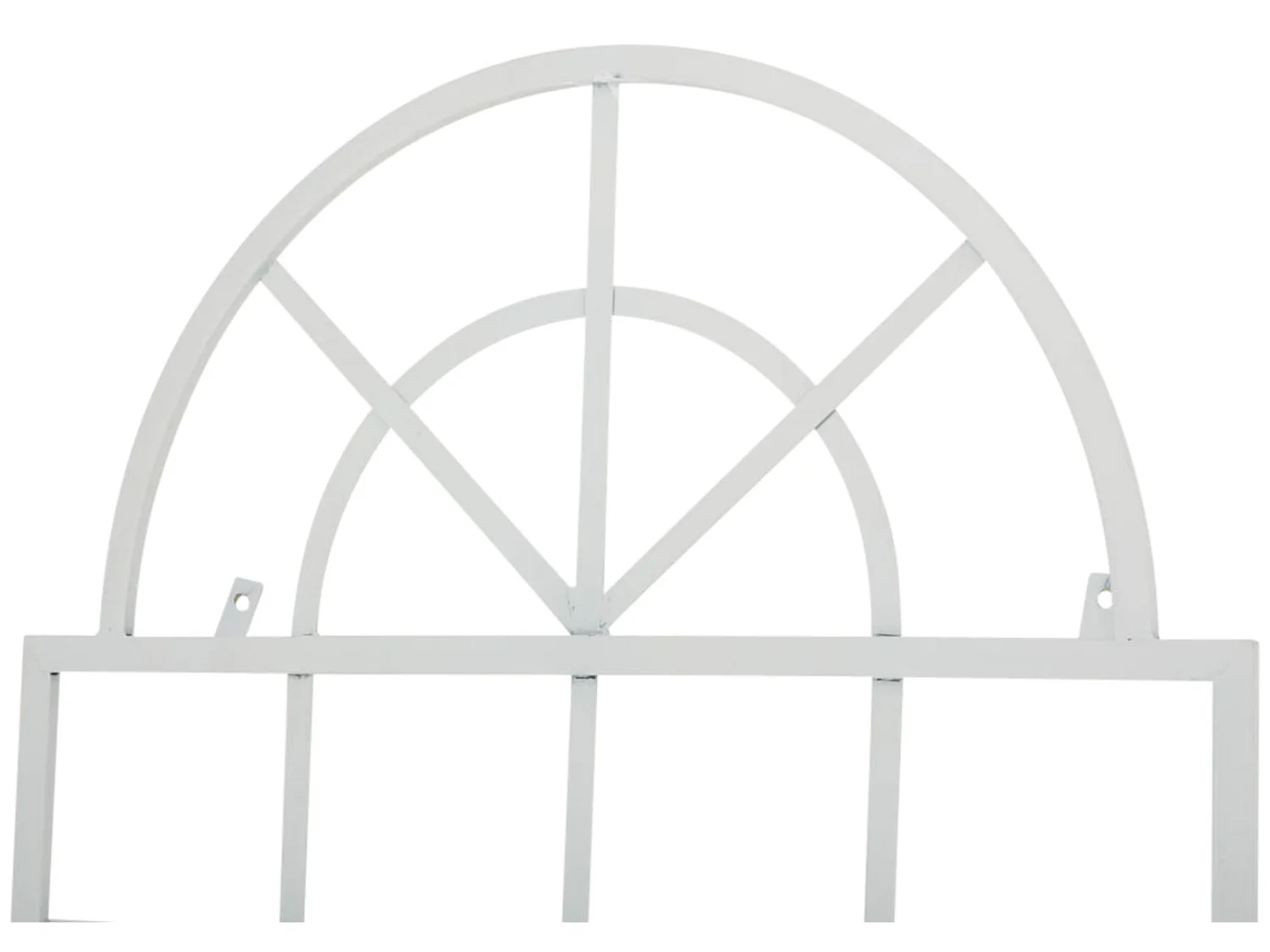 2er Set Rankgitter - Metall & Metall - weiß - Viva