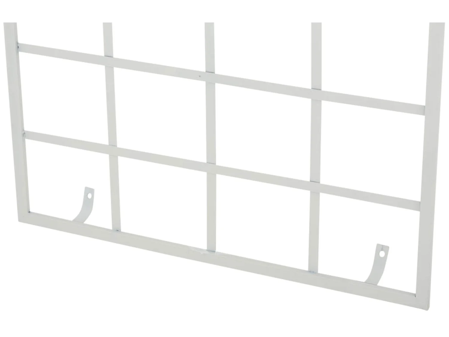 2er Set Rankgitter - Metall & Metall - weiß - Viva