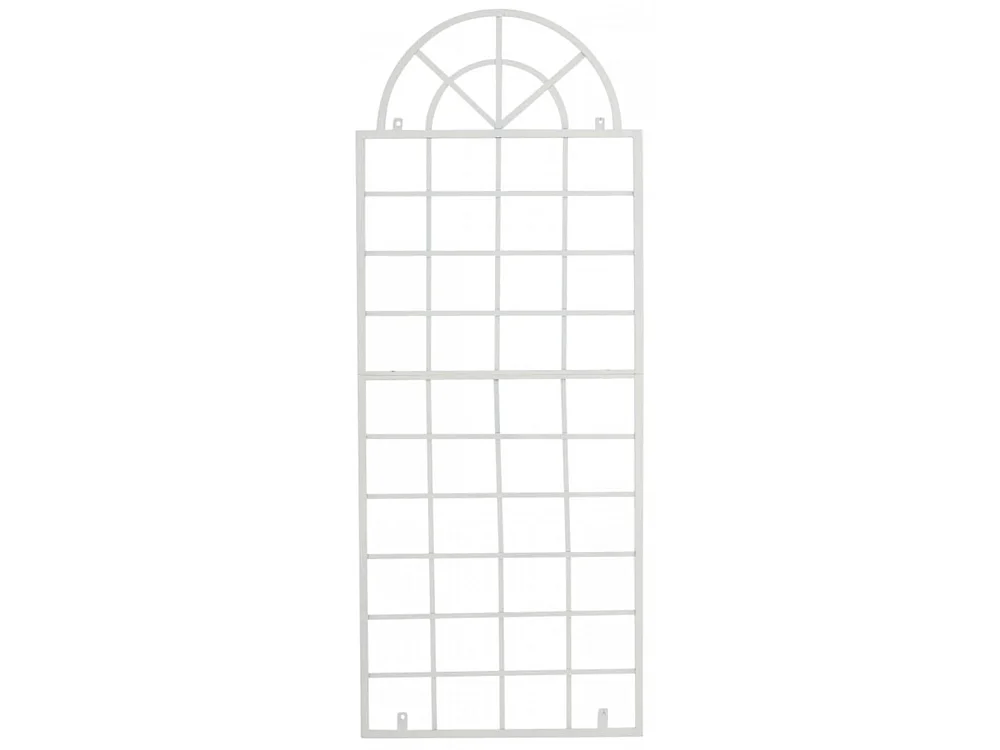 Lot de 2 Treillis - Métal & Métal - Blanc - Viva