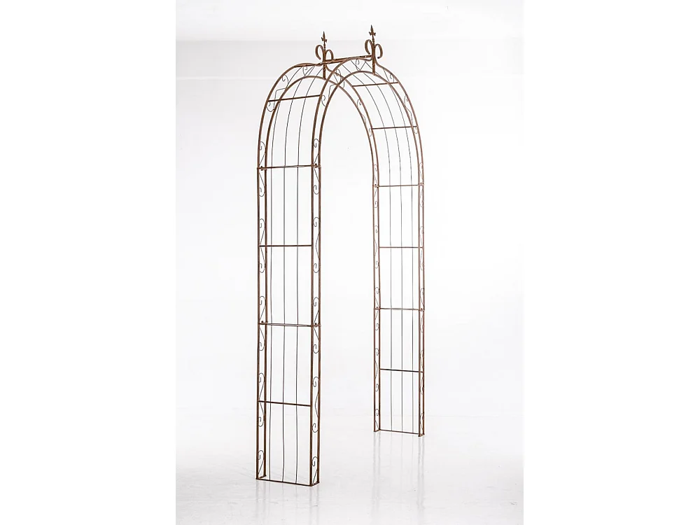 Arche à rosiers - Métal & Métal - Marron antique - Sun