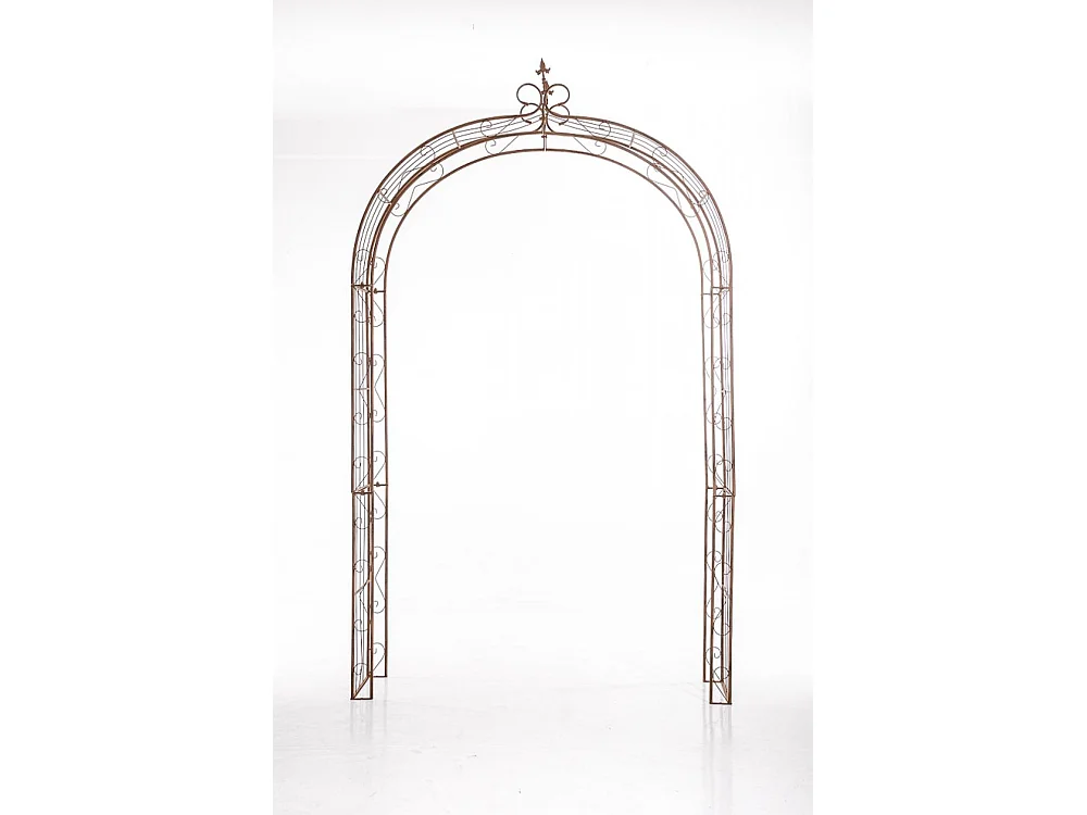 Arche à rosiers - Métal & Métal - Marron antique - Sun