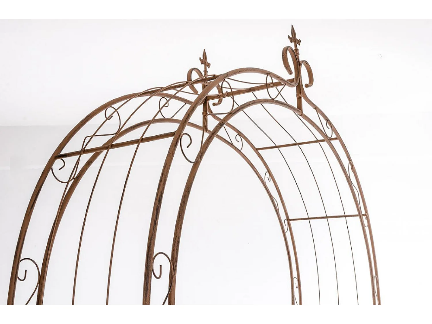 Arche à rosiers - Métal & Métal - Marron antique - Sun
