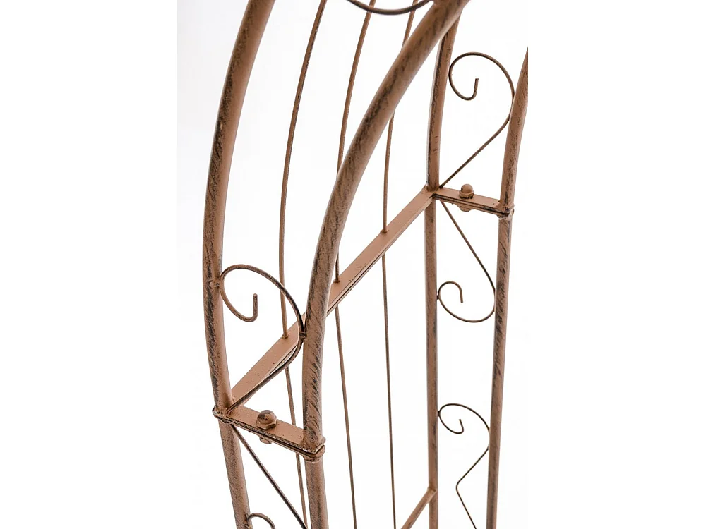 Arche à rosiers - Métal & Métal - Marron antique - Sun