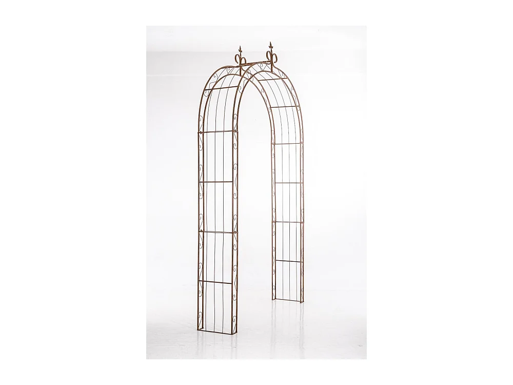 Arche à rosiers - Métal & Métal - Marron antique - Sun