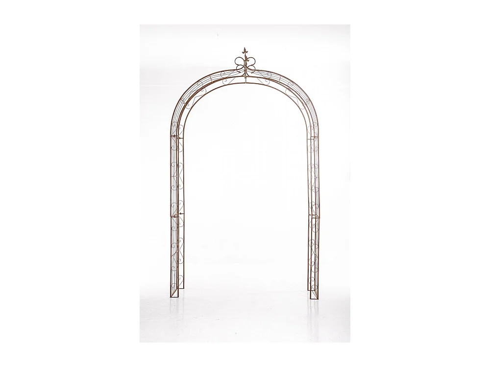 Rosenbogen - Metall & Metall - antik braun - Sun