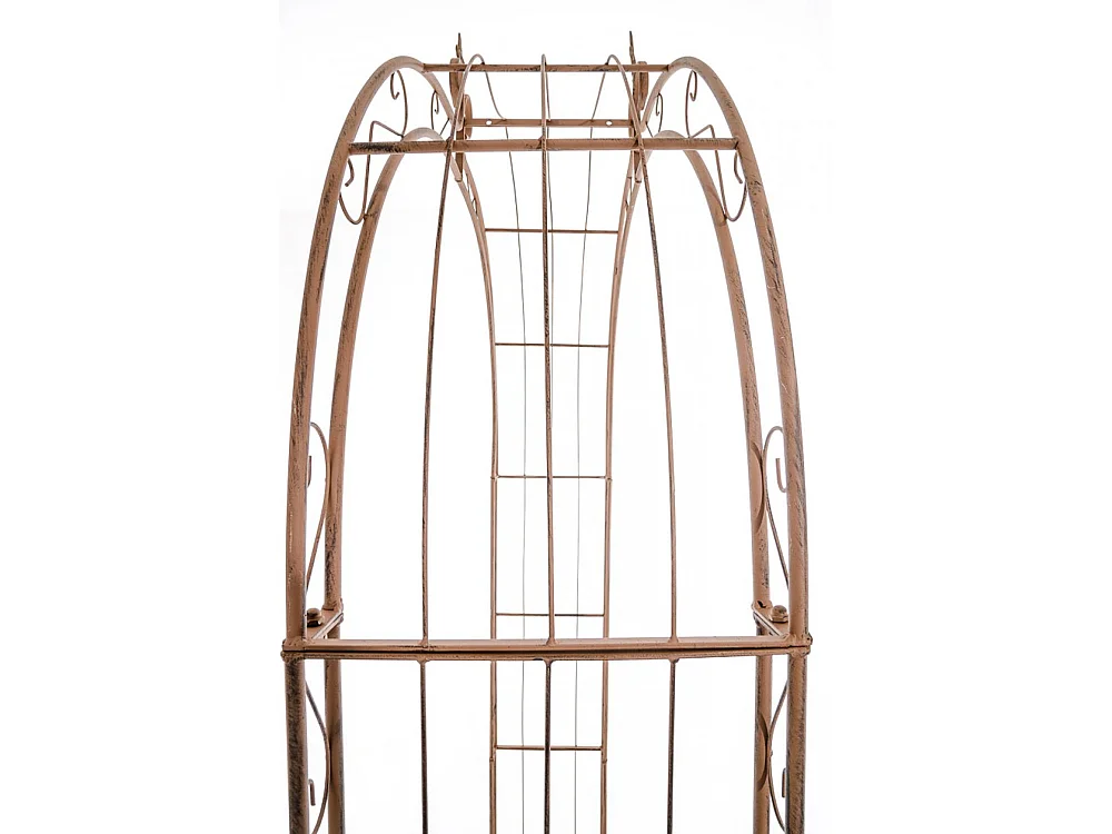 Arche à rosiers - Métal & Métal - Marron antique - Sun