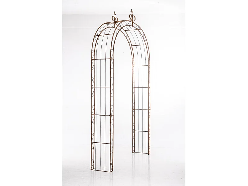 Rosenbogen - Metall & Metall - antik braun - Sun