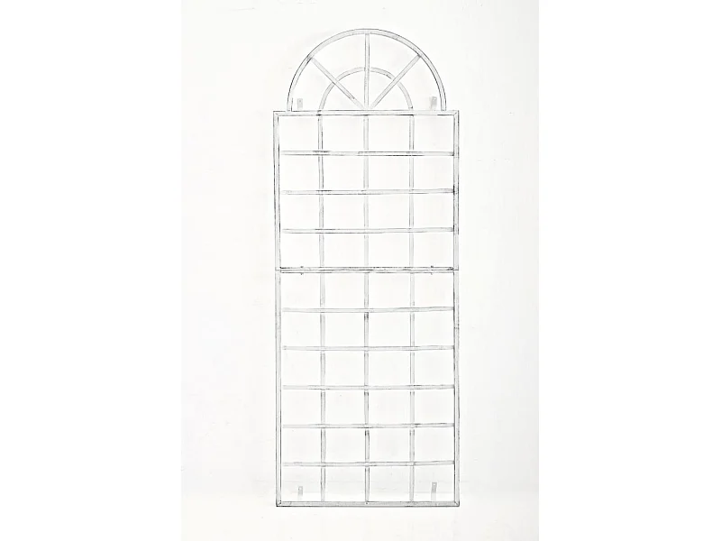 Trellis - Metalen - antiek/wit - Viva