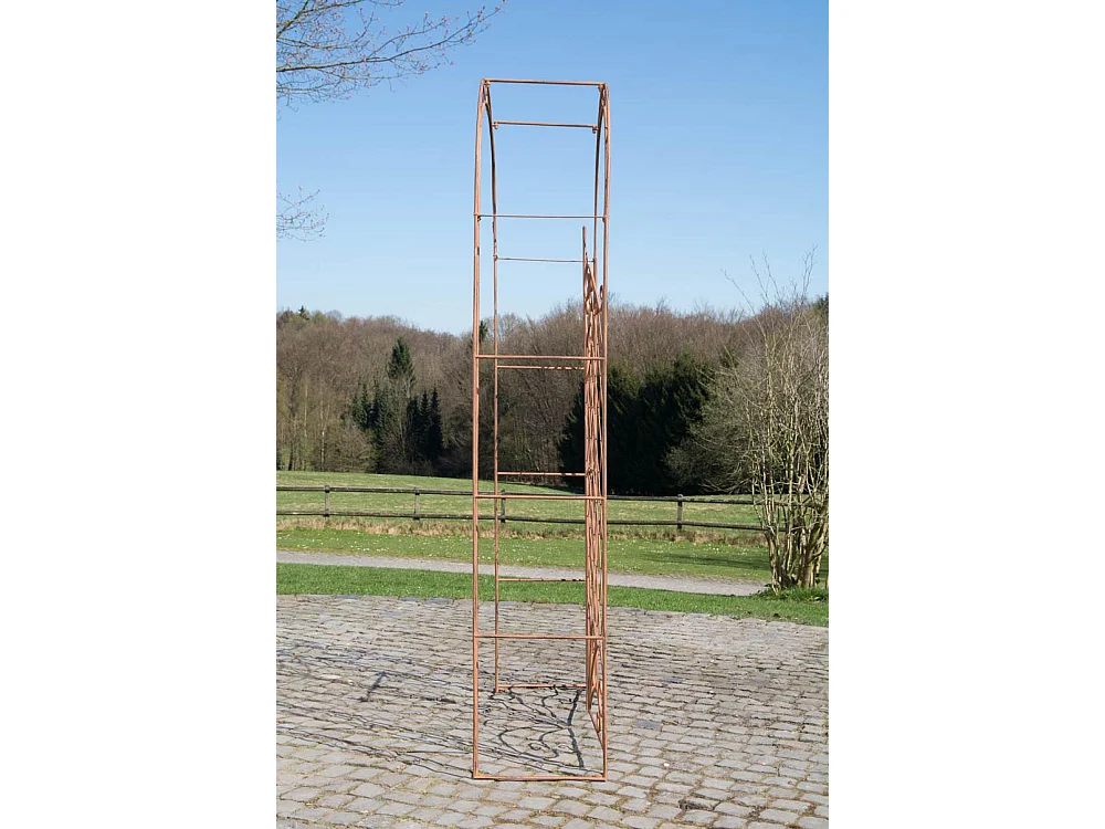 Arche à rosiers - Métal & Métal - Marron antique - Melissa