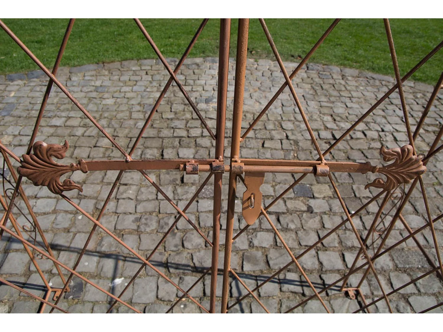 Arche à rosiers - Métal & Métal - Marron antique - Melissa