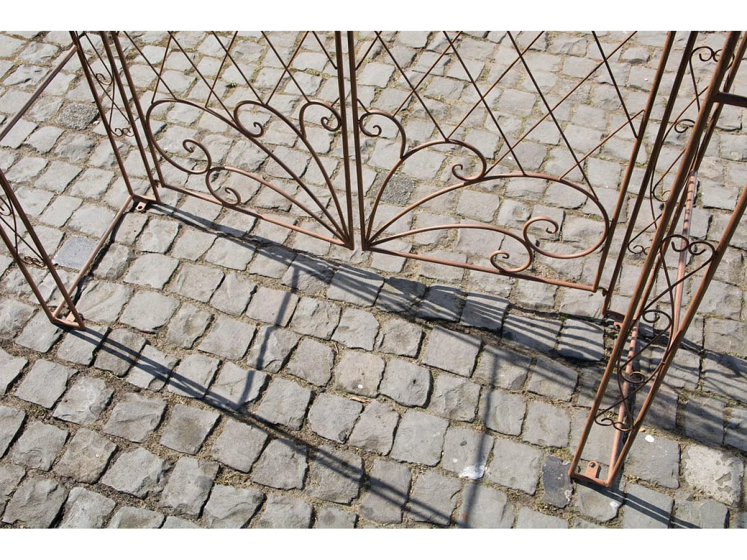 Arche à rosiers - Métal & Métal - Marron antique - Melissa