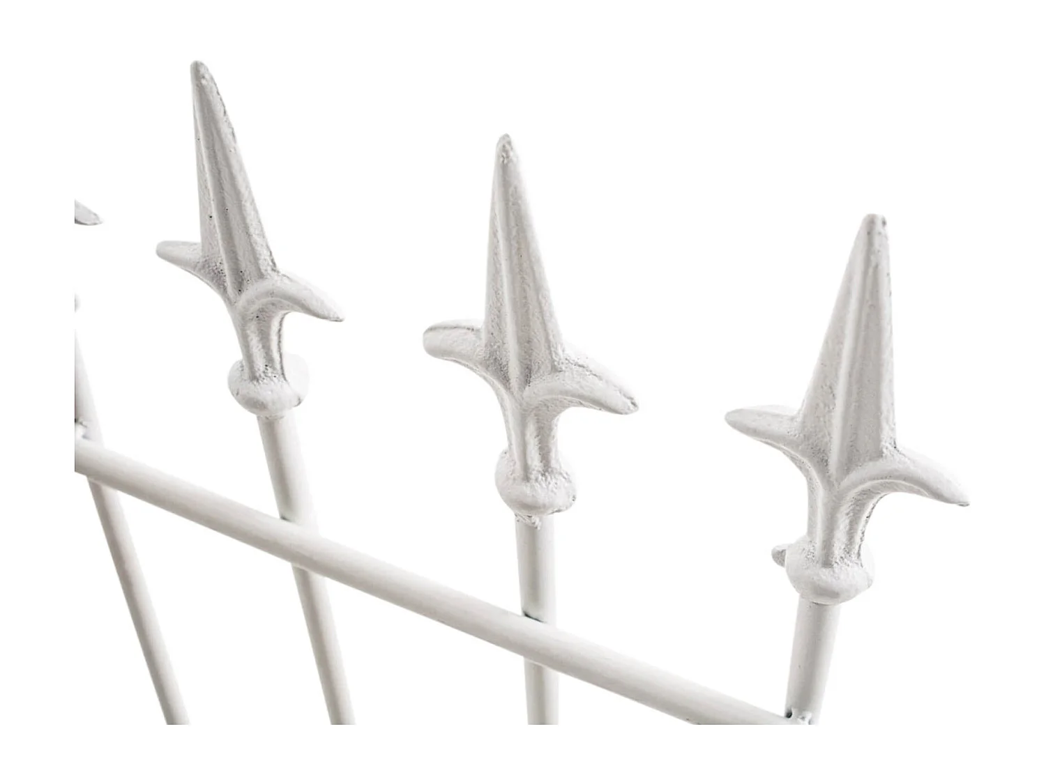 Lot de 2  Treillis - Métal - Blanc - Elisa