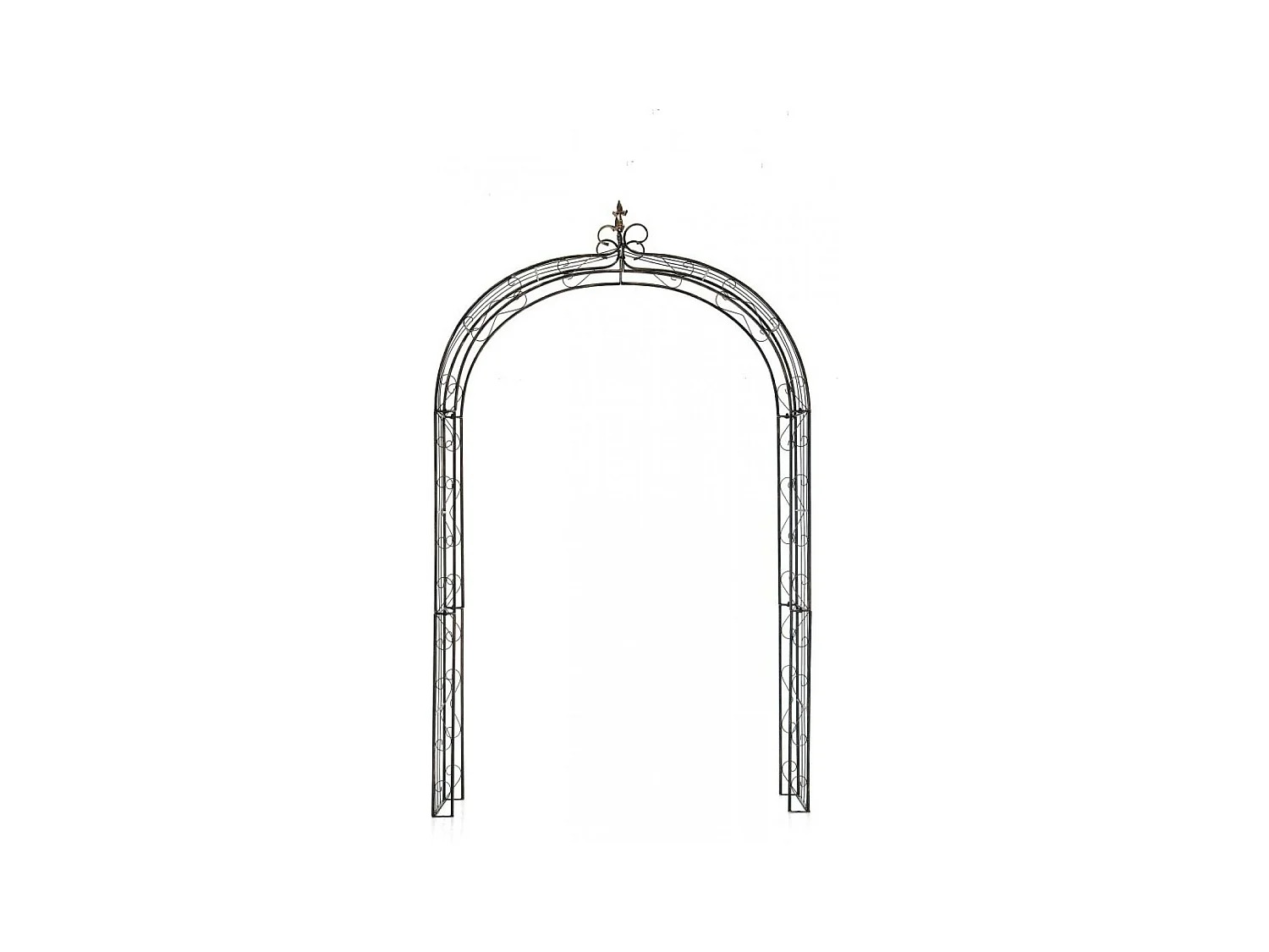 Rosenbogen - Metall & Metall - bronze - Sun