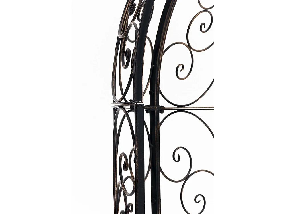 Arche à rosiers - Métal & Noyer - Bronze - Rosie