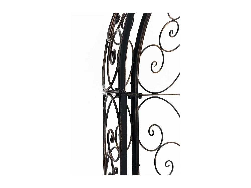 Rosenbogen - Metall & walnuss - bronze - Rosie