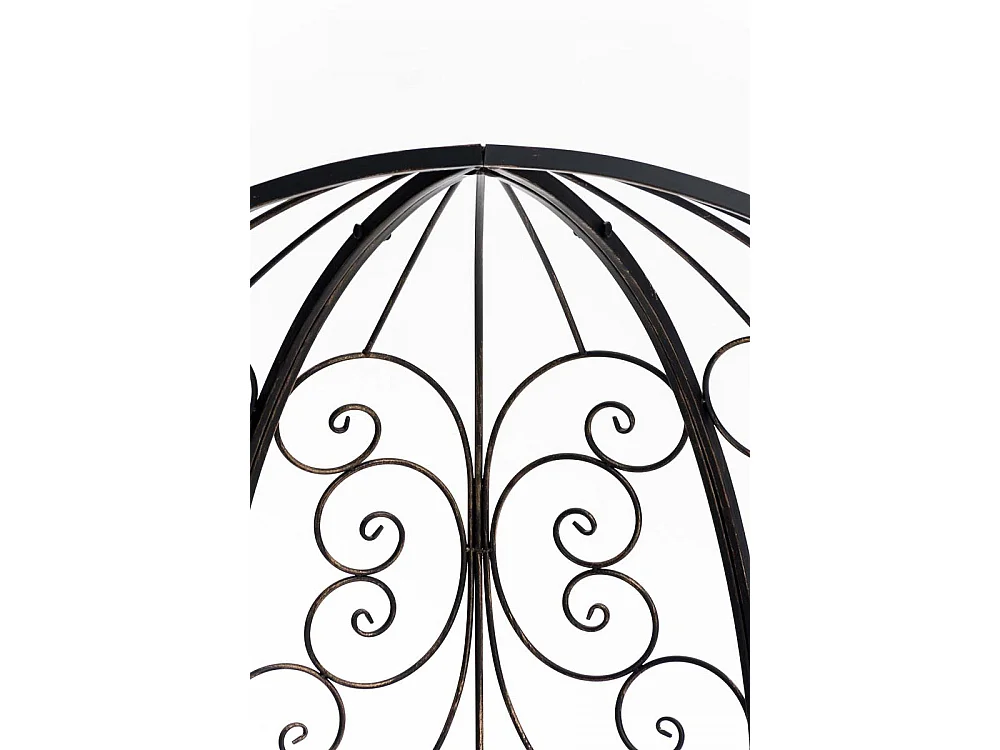 Rosenbogen - Metall & walnuss - bronze - Rosie