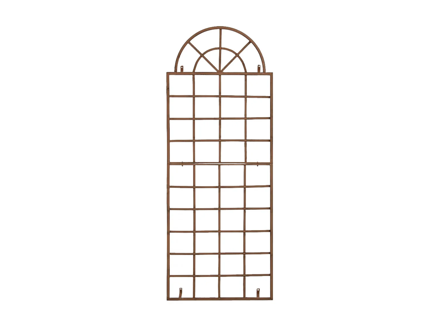 Lot de 2 Treillis - Métal & Métal - Marron antique - Viva