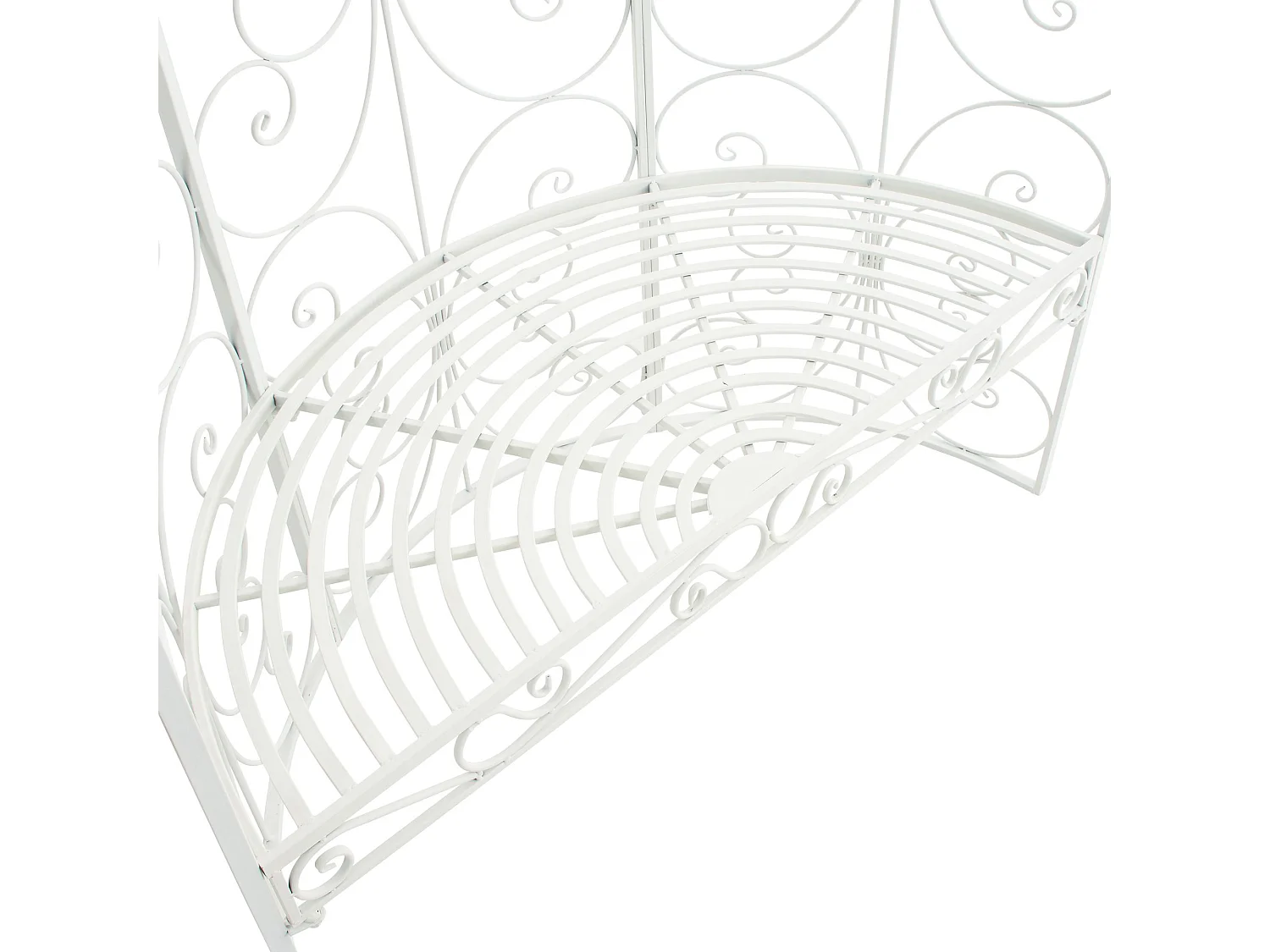 Pavillon - Métal & Nature - Blanc - Rosie
