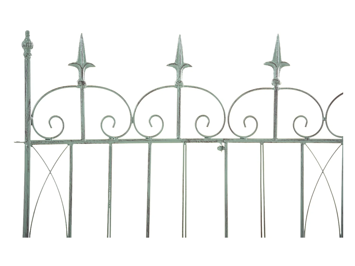 Set De 4  Valla de jardín - Metal &  - Verde antiguo - Mangold
