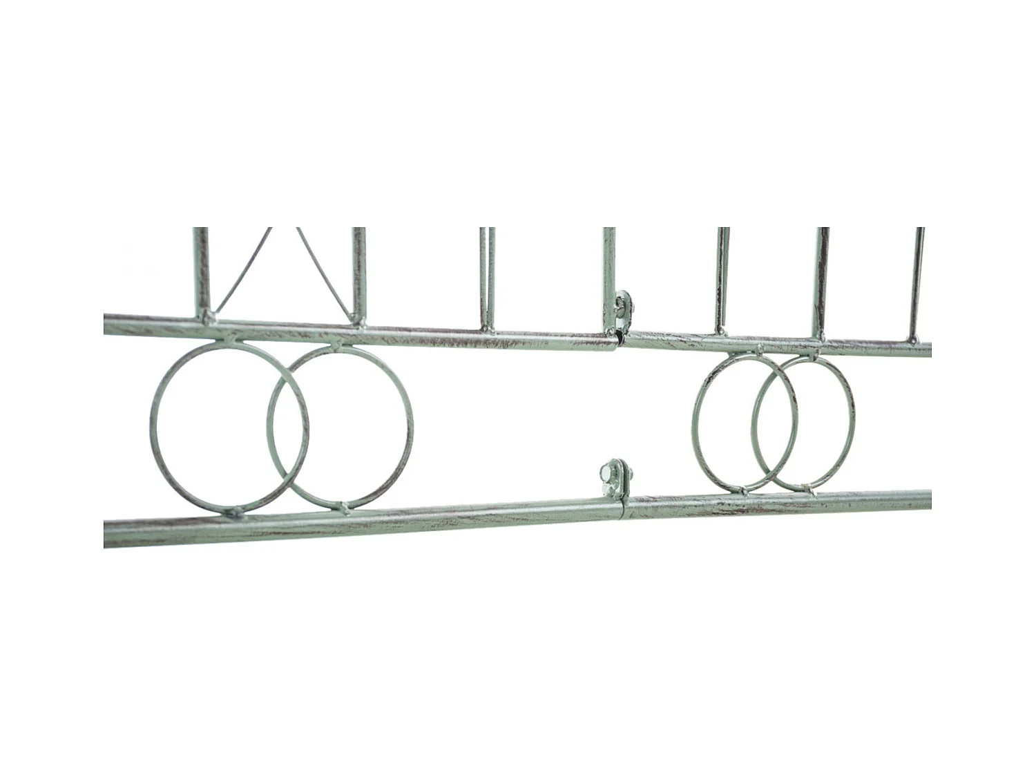 Set De 4  Valla de jardín - Metal &  - Verde antiguo - Mangold