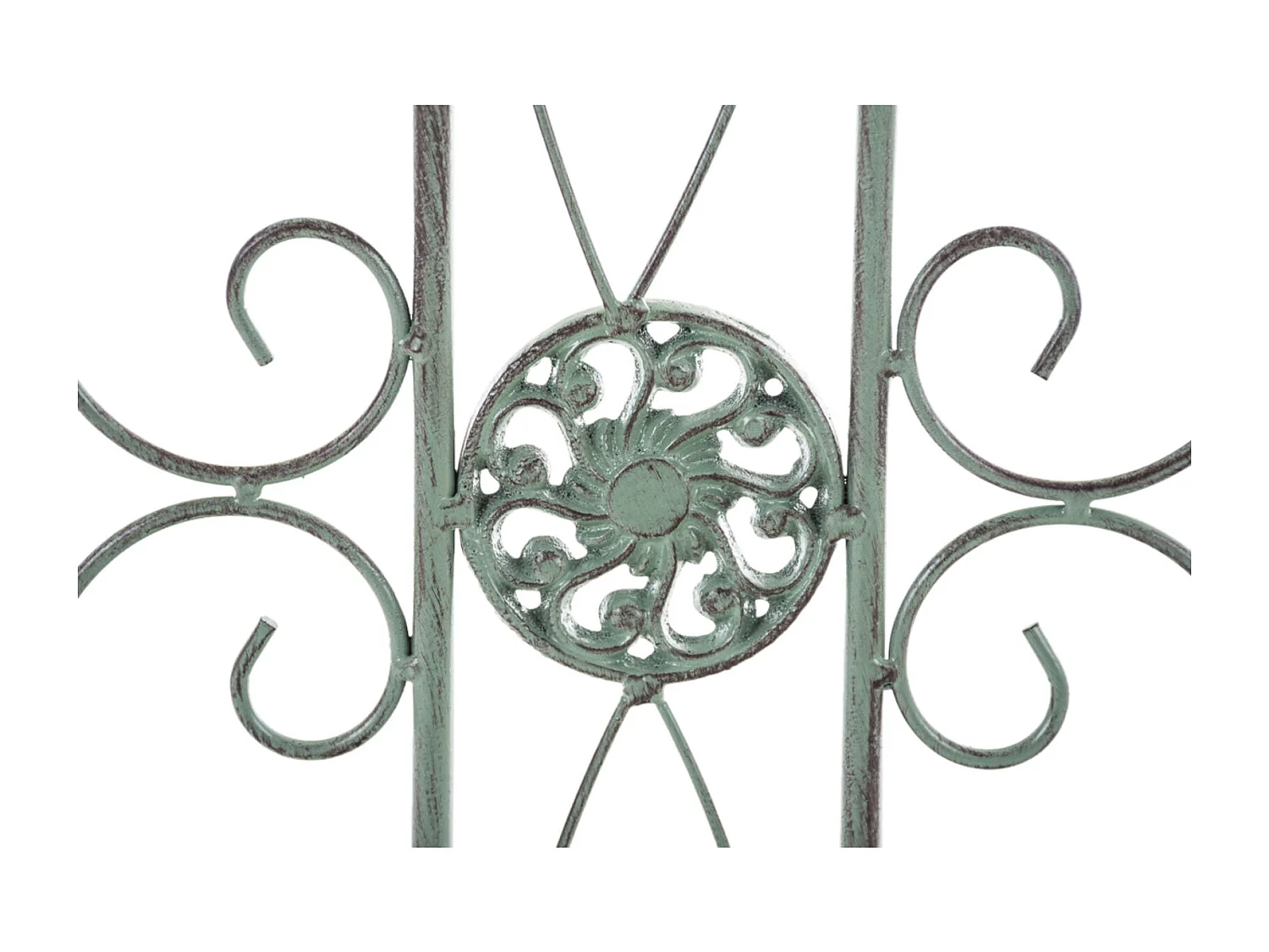 Lot de 4  Clôture de jardin - Métal & Antique clair - Vert antique - Mangold