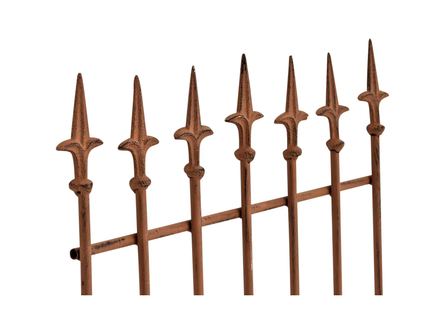 2er Set Rankgitter - Metall - antik braun - Elisa