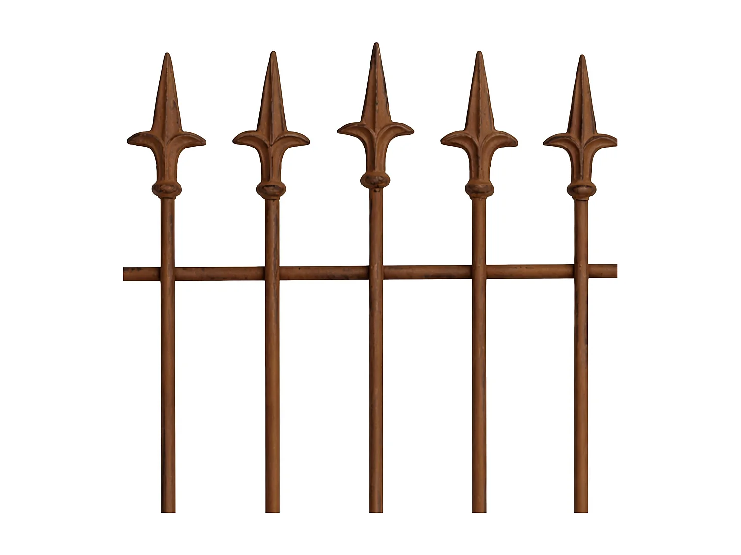 2er Set Rankgitter - Metall - antik braun - Elisa