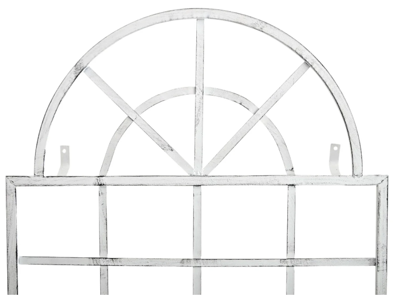 Lot de 2 Treillis - Métal & Métal - Blanc antique - Viva