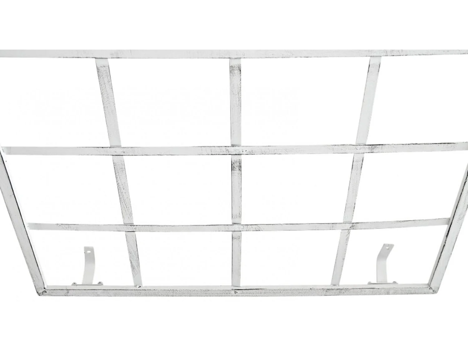 Lot de 2 Treillis - Métal & Métal - Blanc antique - Viva