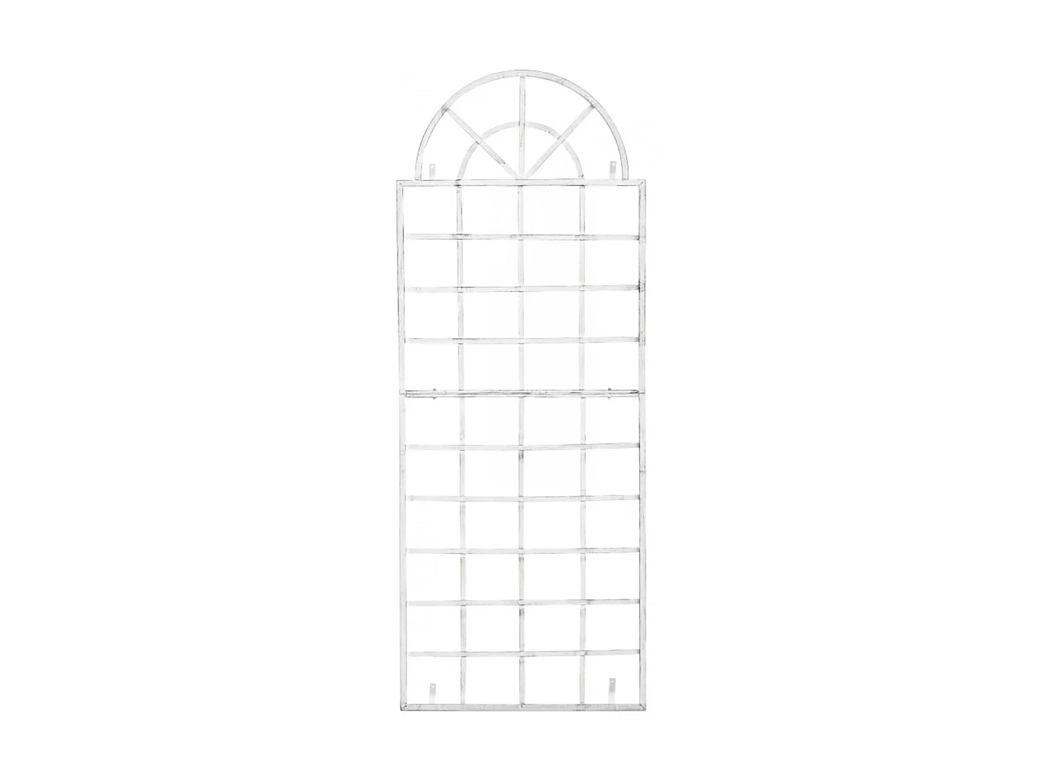 Lot de 2 Treillis - Métal & Métal - Blanc antique - Viva