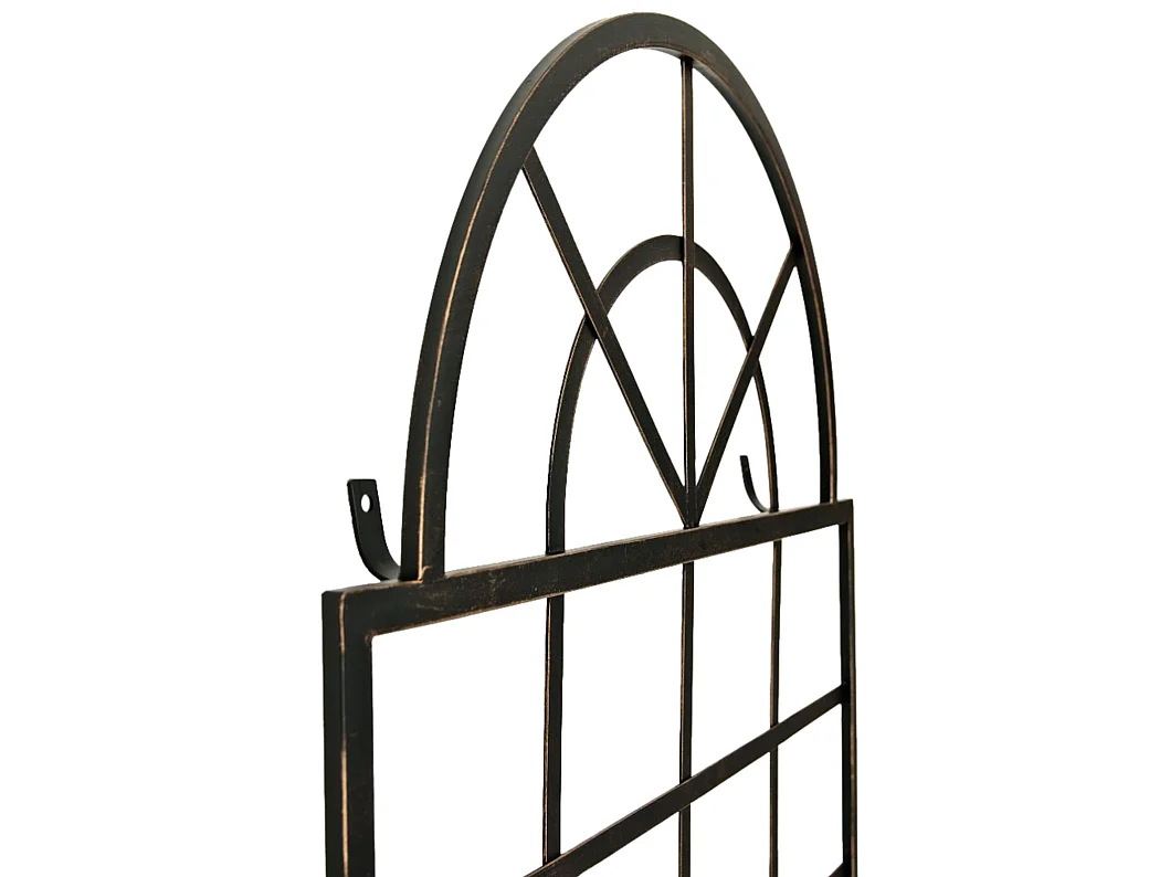 2er Set Rankgitter - Metall & Metall - bronze - Viva