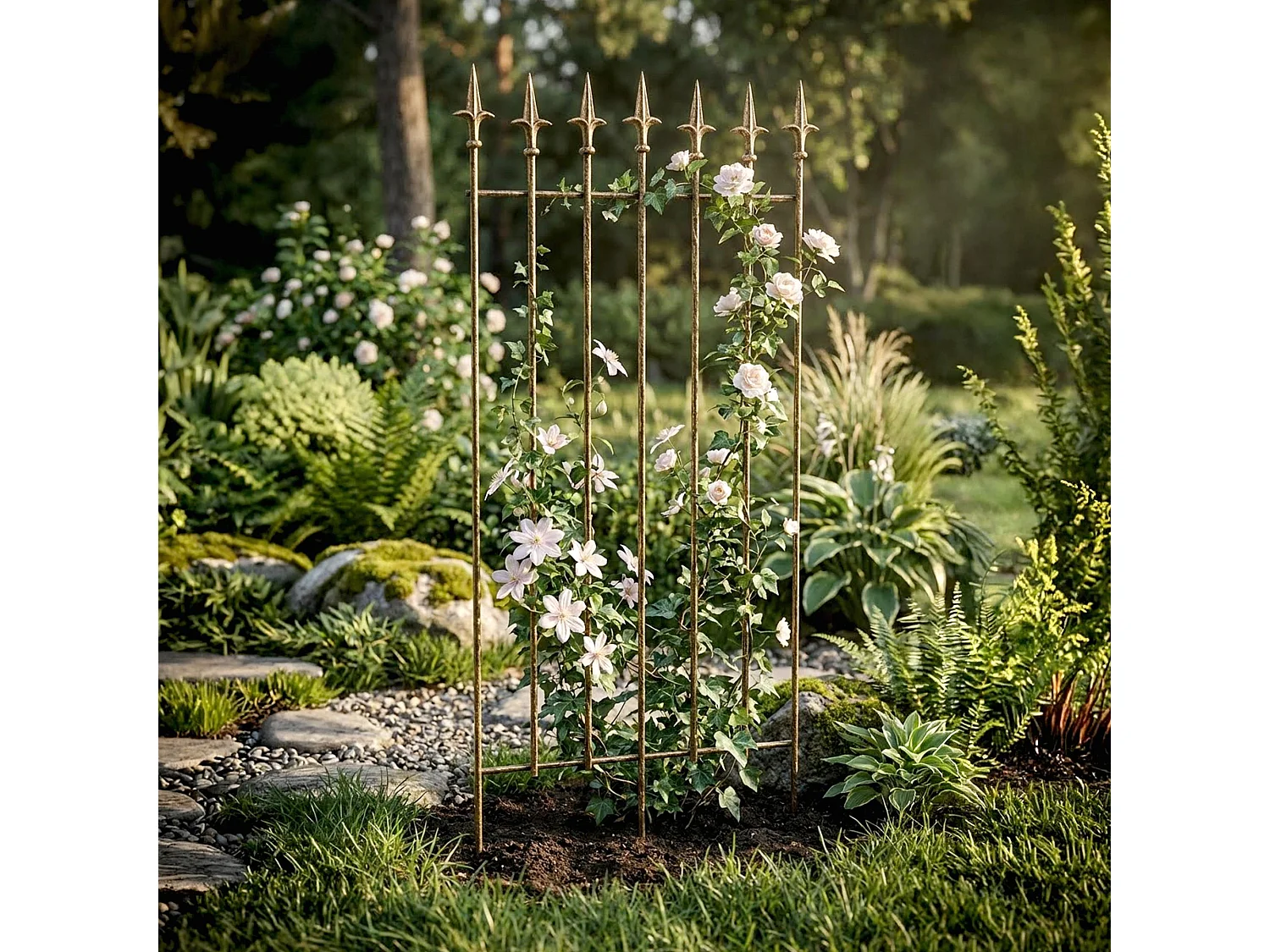 Treillis - Métal - Bronze - Elisa