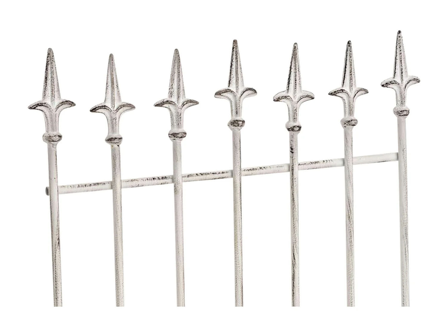 2er Set Rankgitter - Metall - antik weiß - Elisa