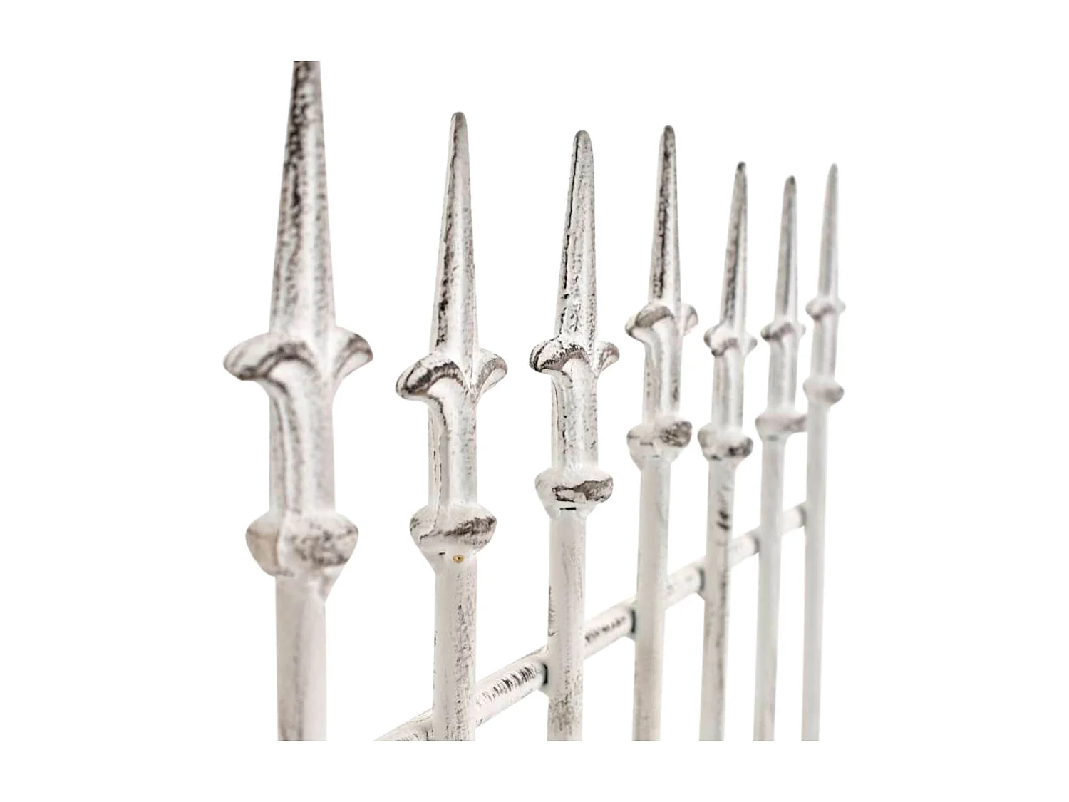 Lot de 2 Treillis - Métal - Blanc antique - Elisa