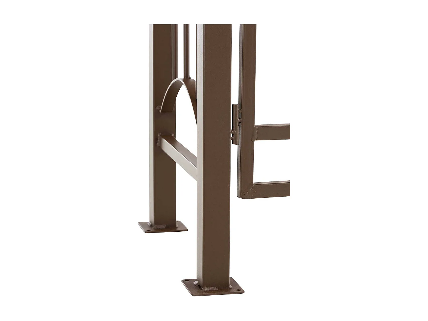 Rozenboog - Metalen & Metaal - bruin - Luxor