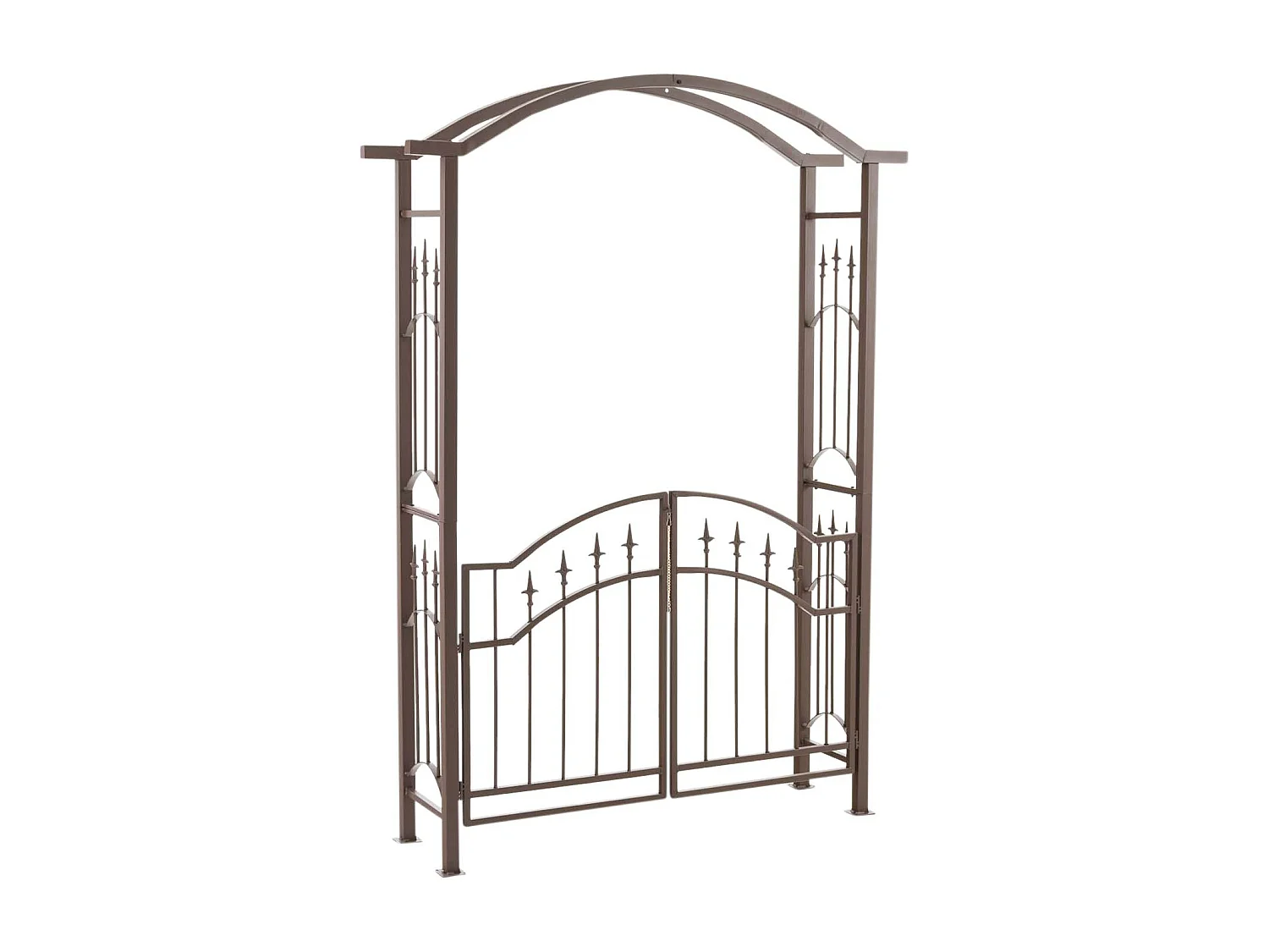 Rosenbogen - Metall & Metall - braun - Luxor