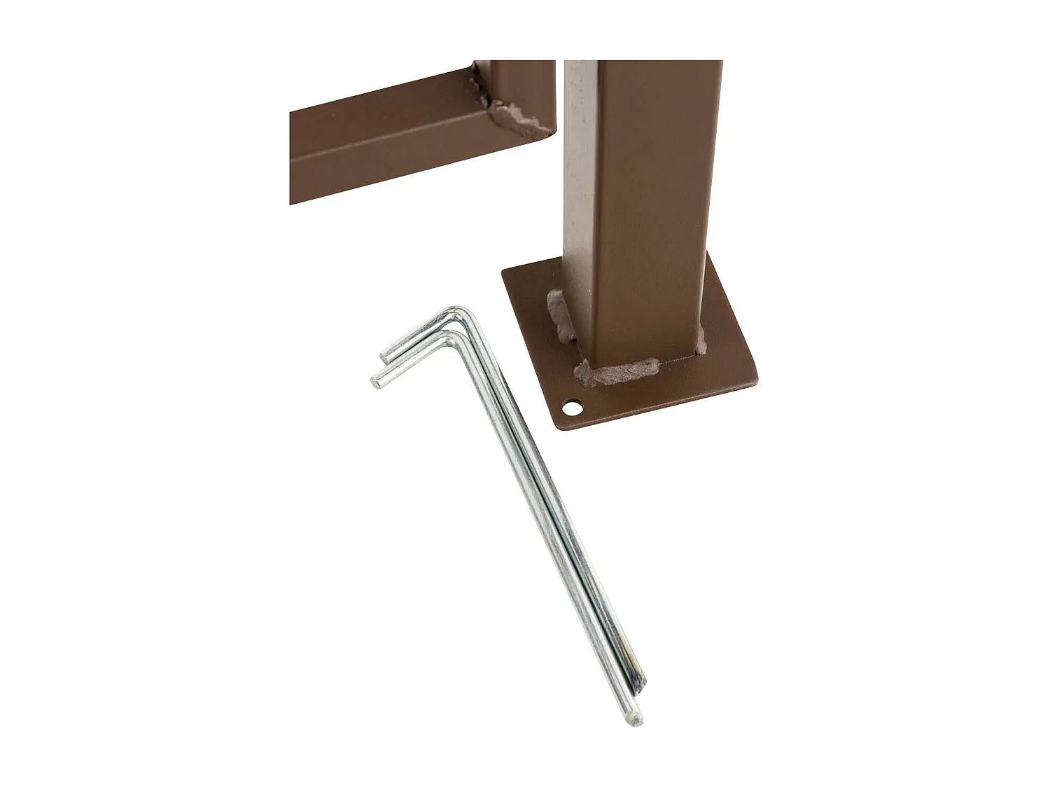 Rosenbogen - Metall & Metall - braun - Luxor