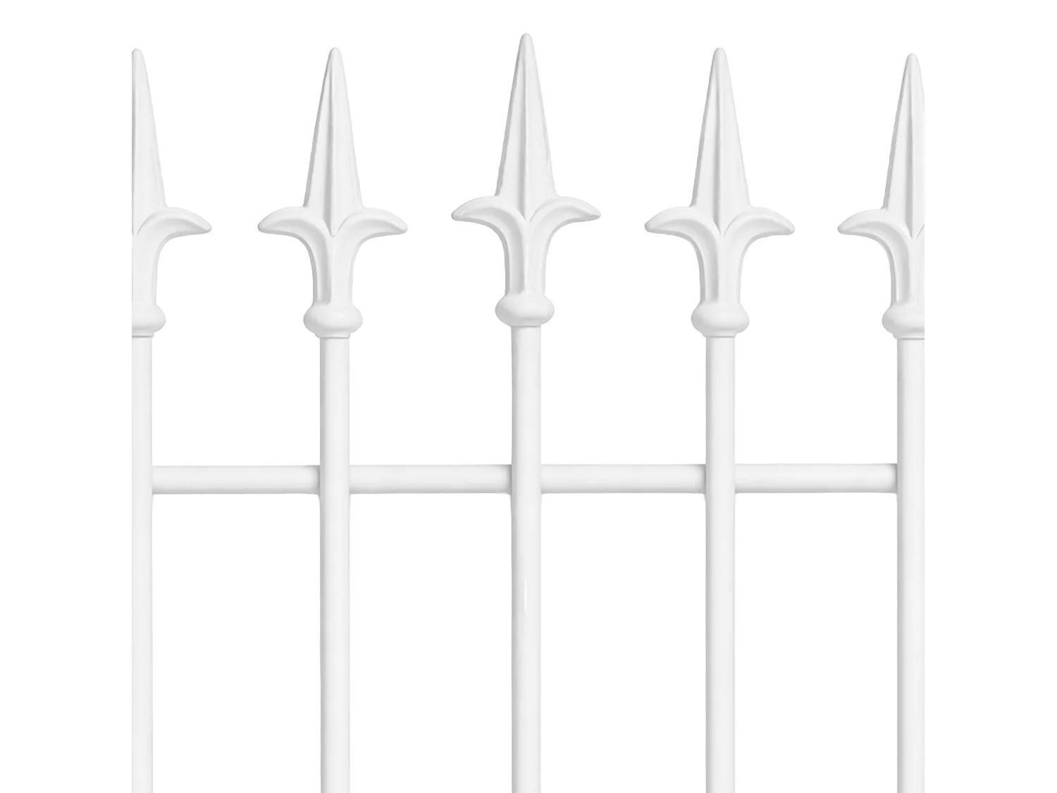 Rankgitter - Metall - weiß - Elisa