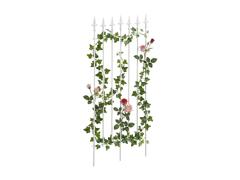 Rankgitter - Metall - weiß - Elisa