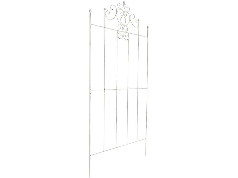 Treillis - Métal - Blanc antique - Paula