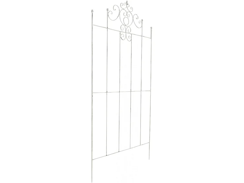 Treillis - Métal - Blanc antique - Paula