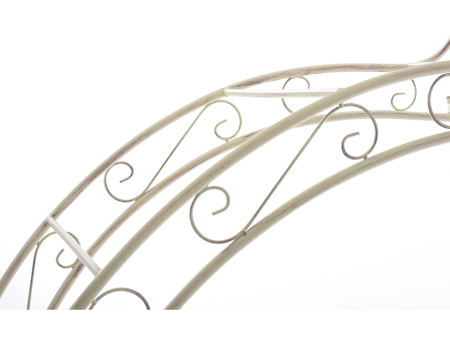 Arche à rosiers - Métal & Métal - Crème antique - Lenz