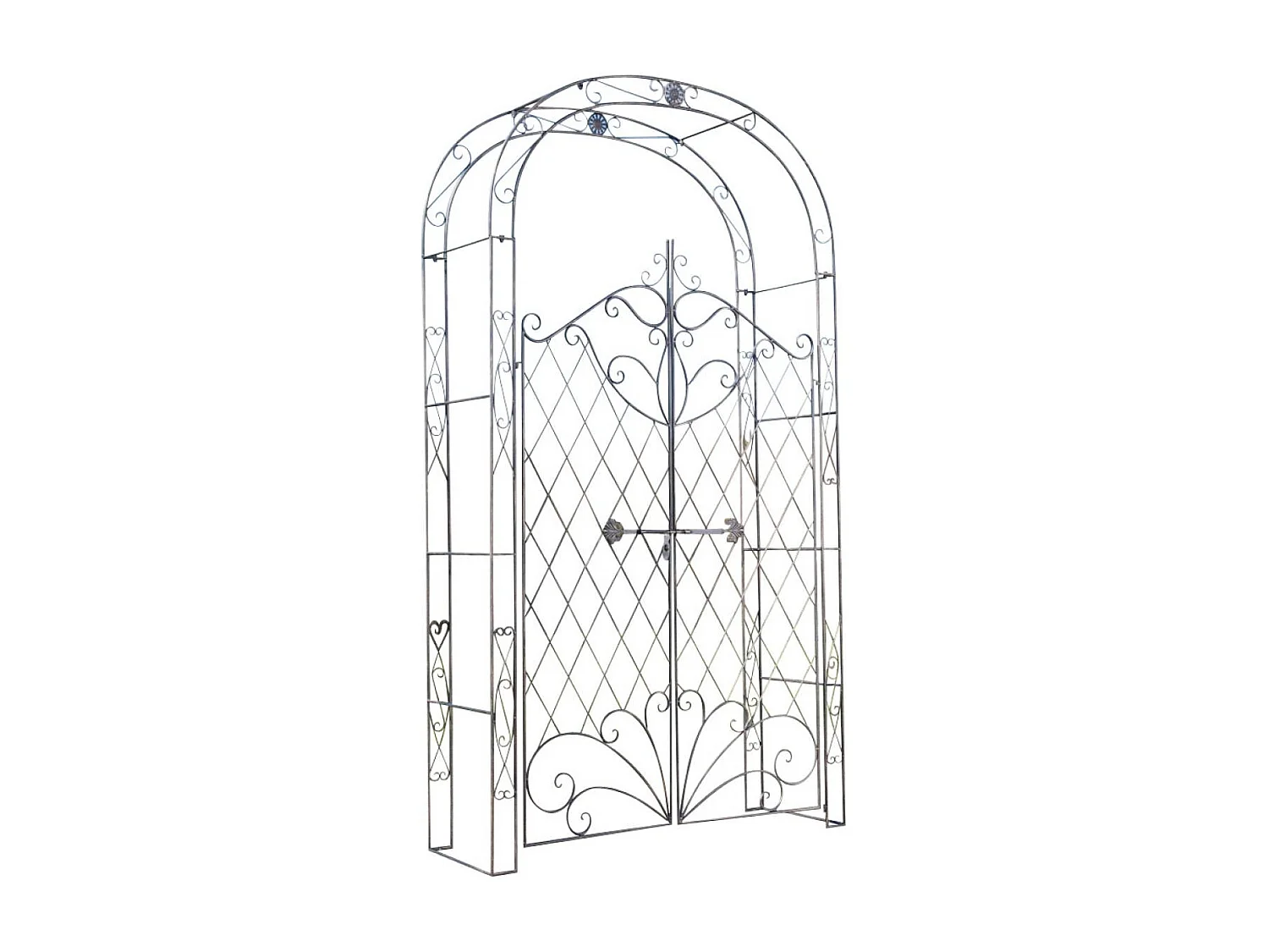 Arche à rosiers - Métal & Métal - Bronze - Melissa