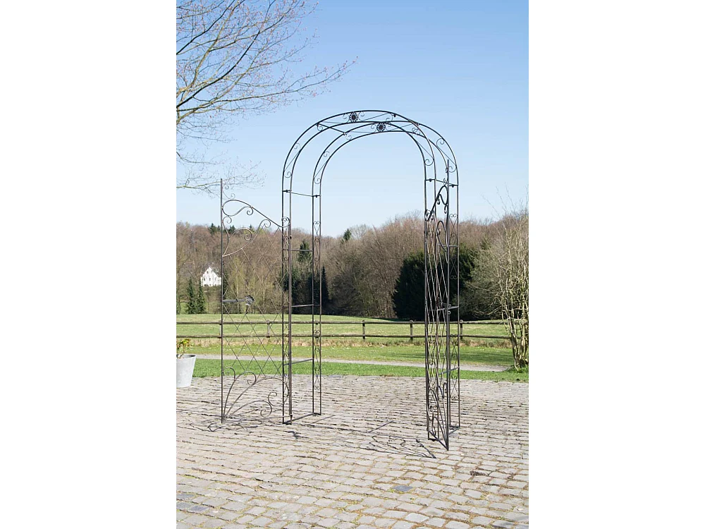 Arche à rosiers - Métal & Métal - Bronze - Melissa