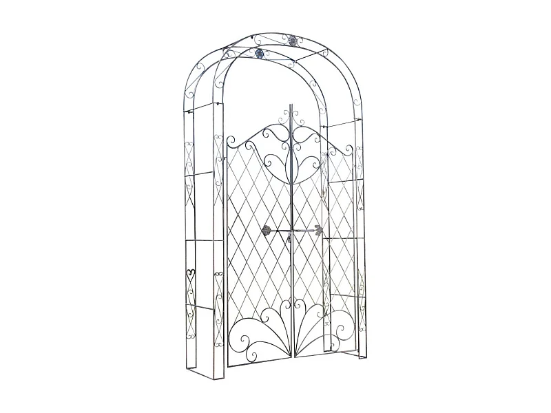 Arche à rosiers - Métal & Métal - Bronze - Melissa