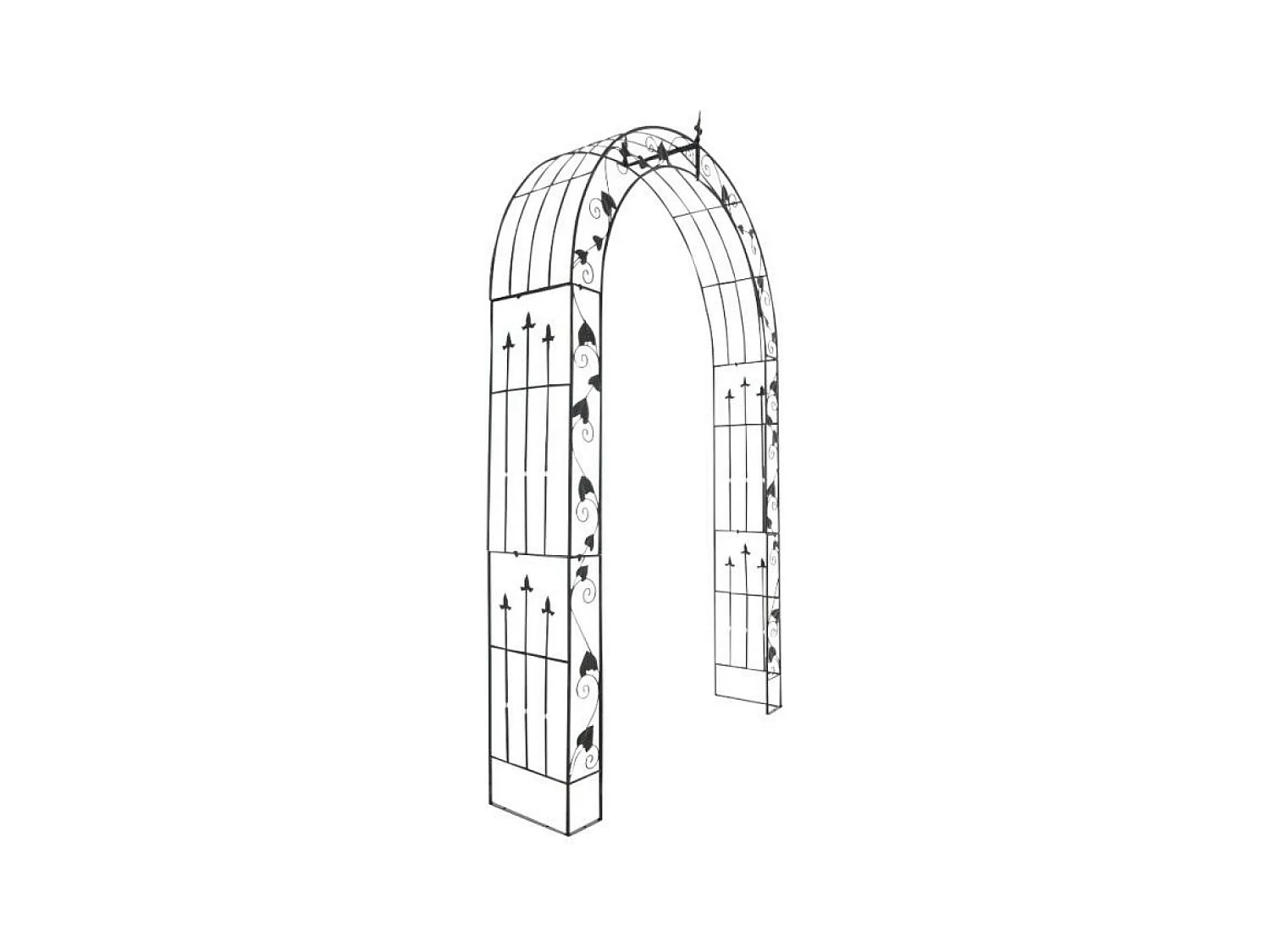 Arche à rosiers - Métal & Métal - Bronze - Emma