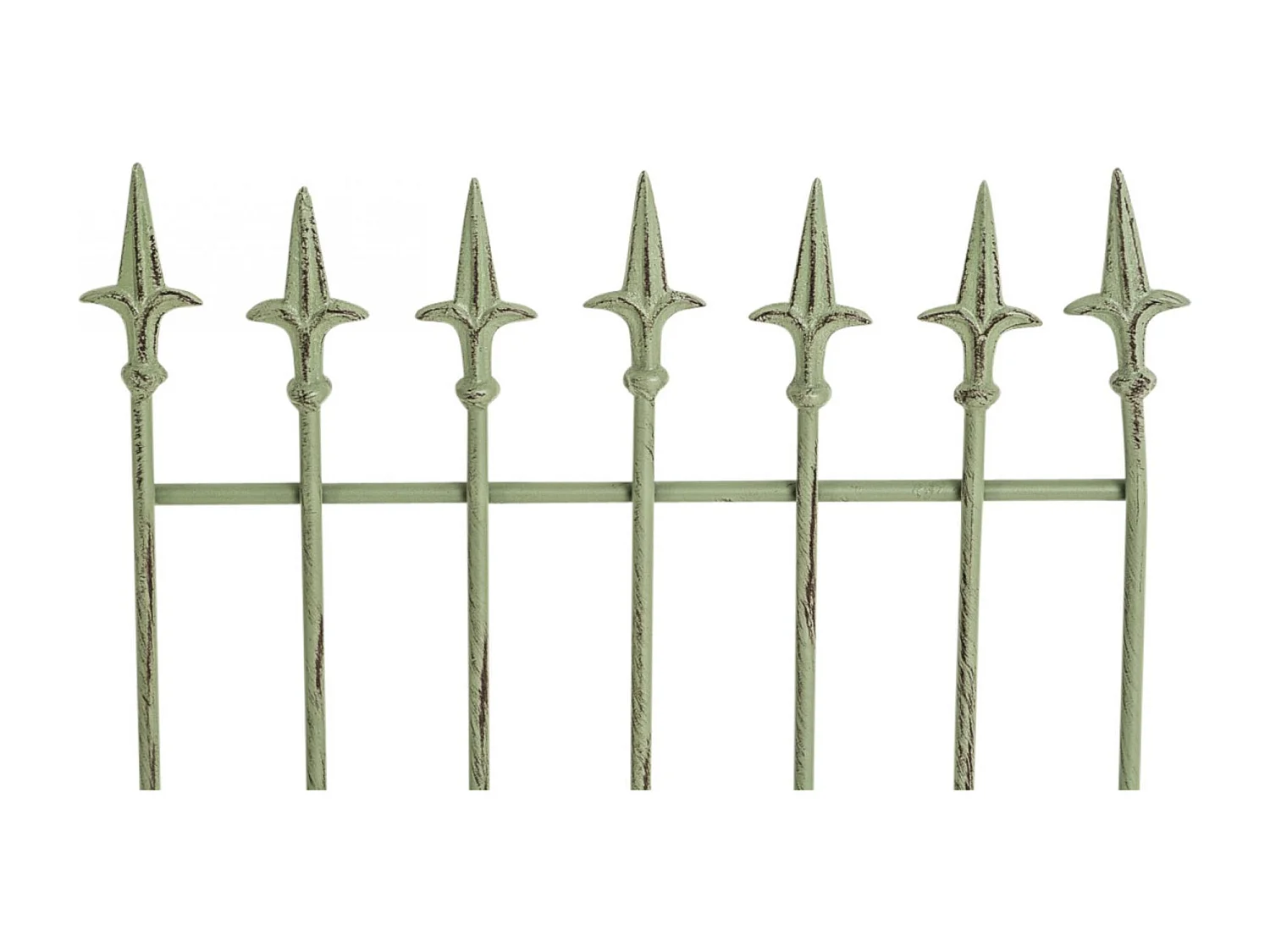 Lot de 2  Treillis - Métal & Blanc - Vert antique - Elisa