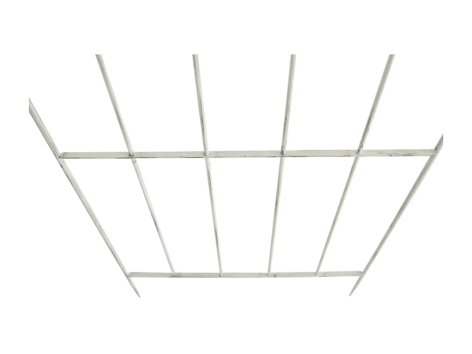 2er Set Rankgitter - Metall & Metall - antik weiß - Paula