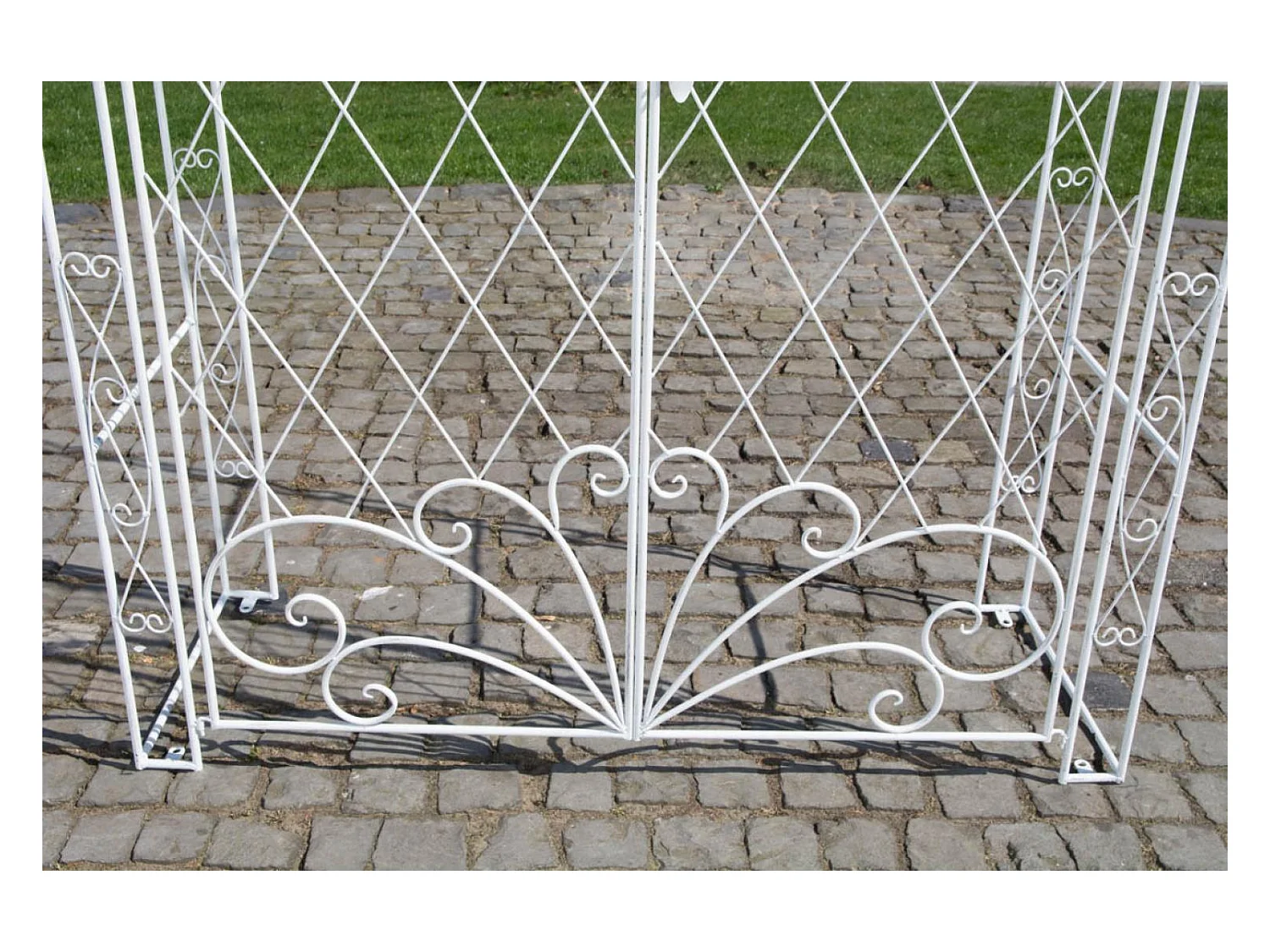 Rozenboog - Metalen & Metaal - antiek/wit - Melissa